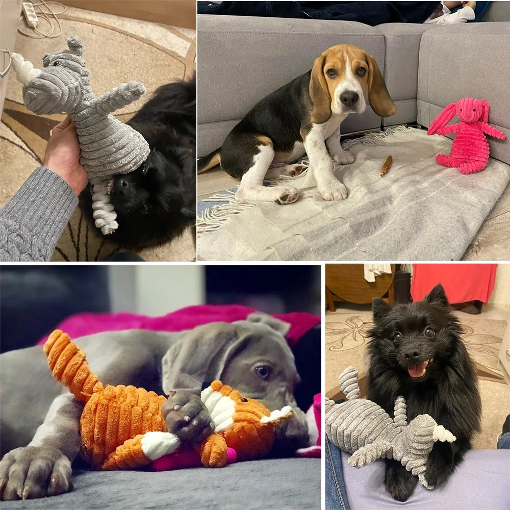 Indestructible Plush Dog Toys