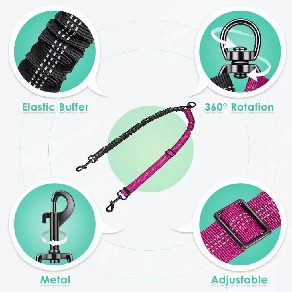 Double Dog Walking Leash