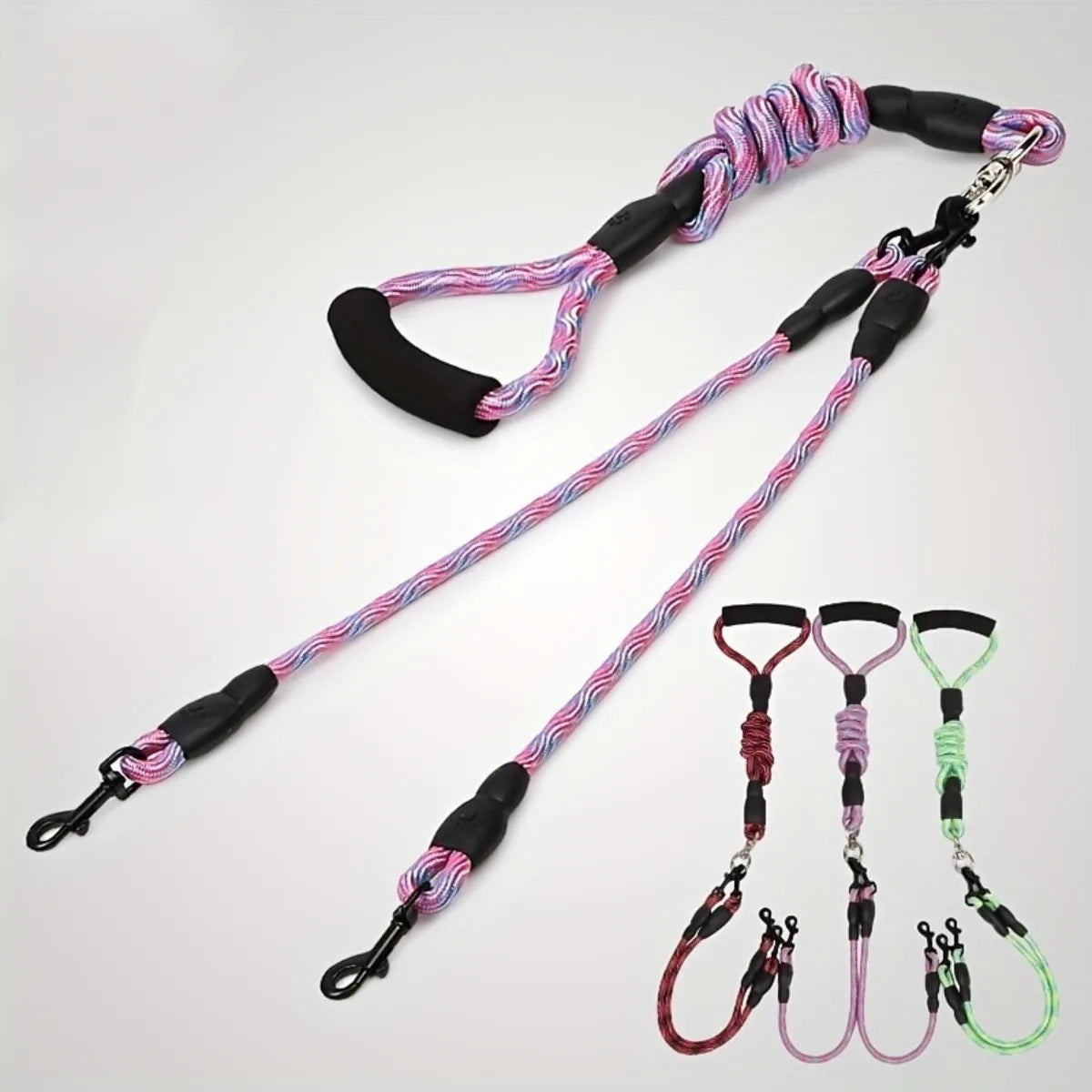Double Dog Leash No Tangle