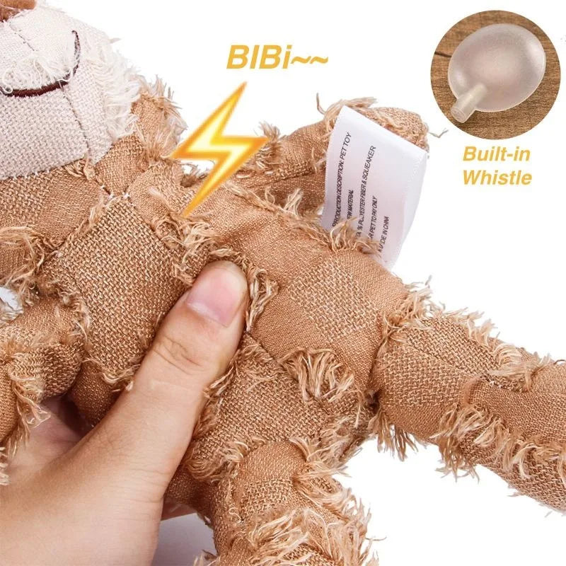 Indestructible Bear Dog Toy