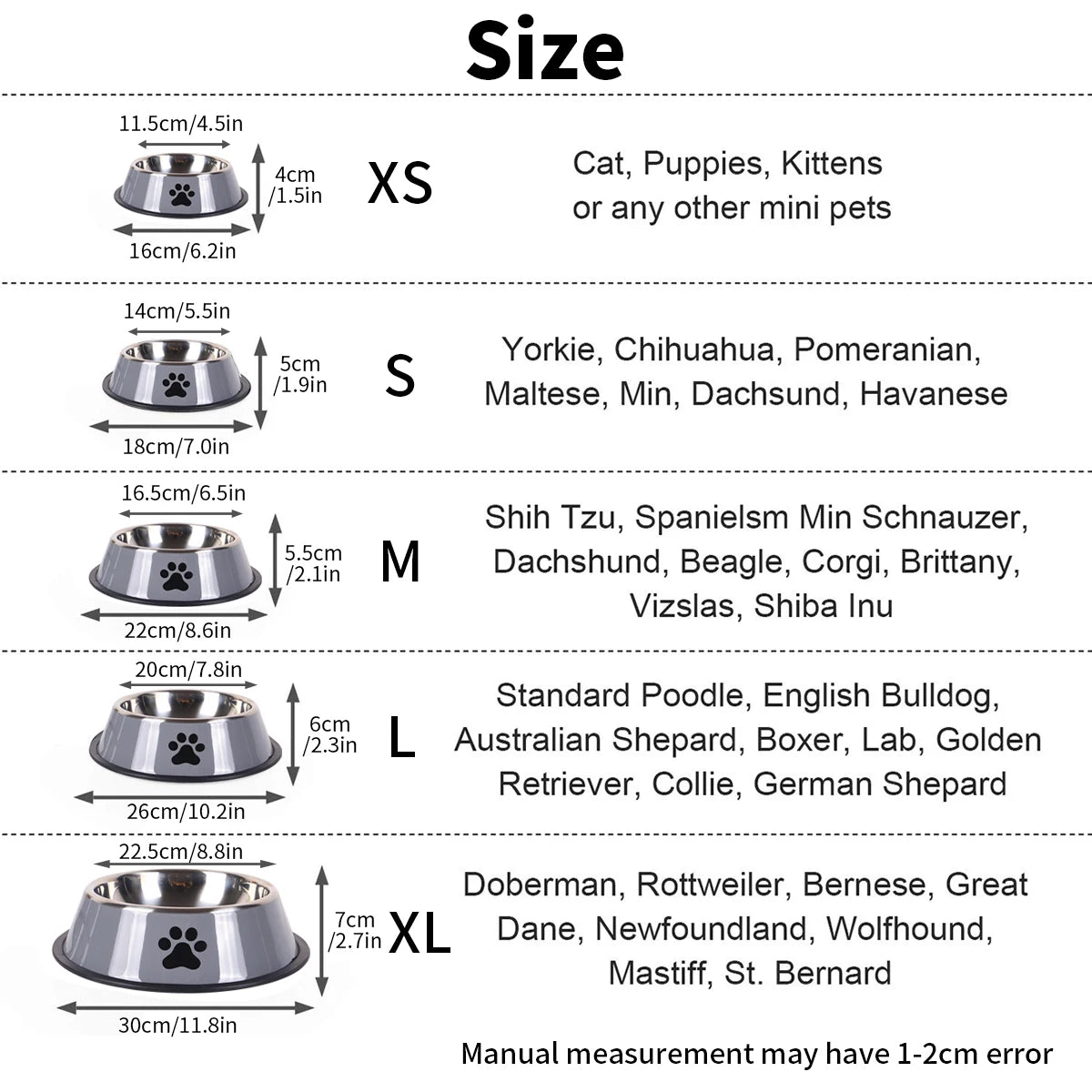 Stainless Steel Slow Feeder Dog Bowl