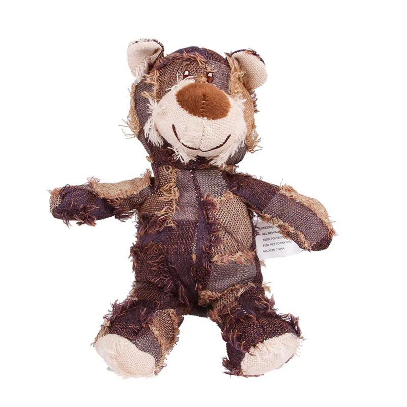Indestructible Bear Dog Toy