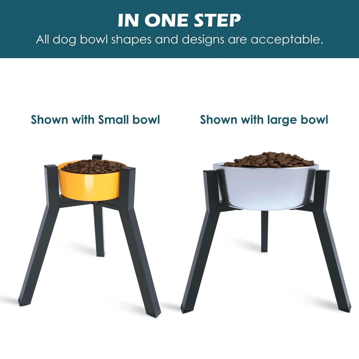 Elevated Stainless Steel Dog Bowl