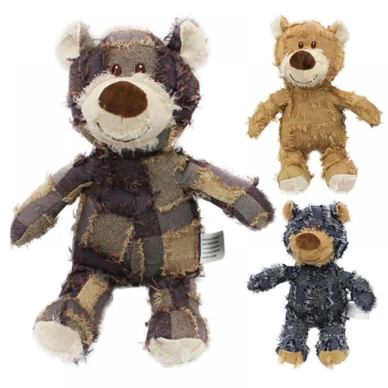 Indestructible Bear Dog Toy