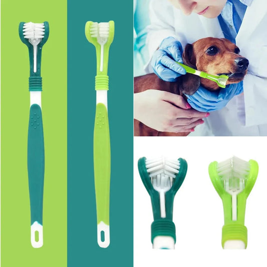 3 Sided Dog Toothbrush